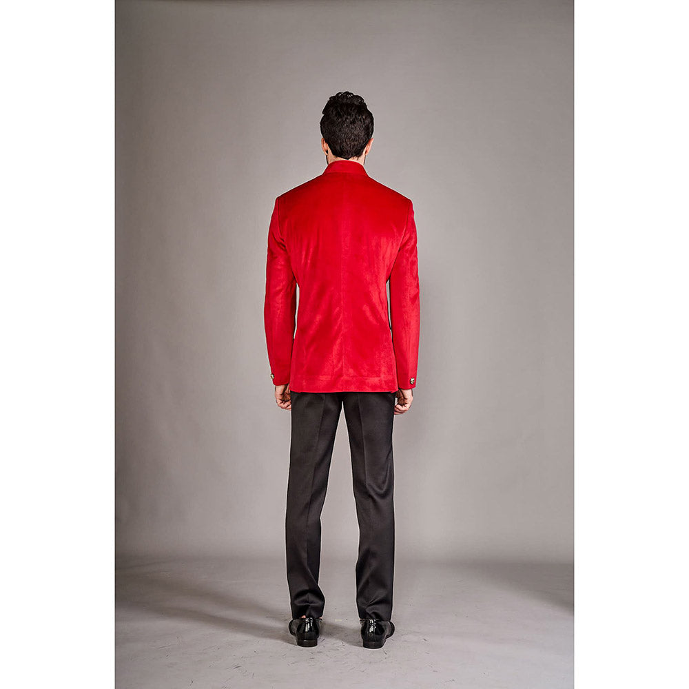 Arjun Kilachand Velvet Bandgala Jacket