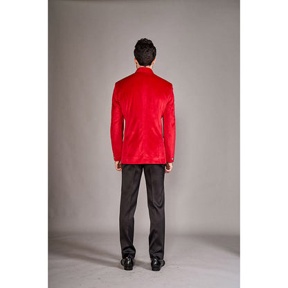 Arjun Kilachand Velvet Bandgala Jacket
