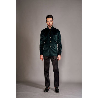 Arjun Kilachand Velvet Bandgala Jacket