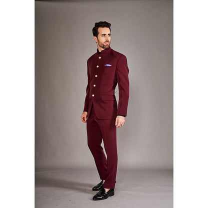 Arjun Kilachand Classic Bandgala Suit (Set of 2)