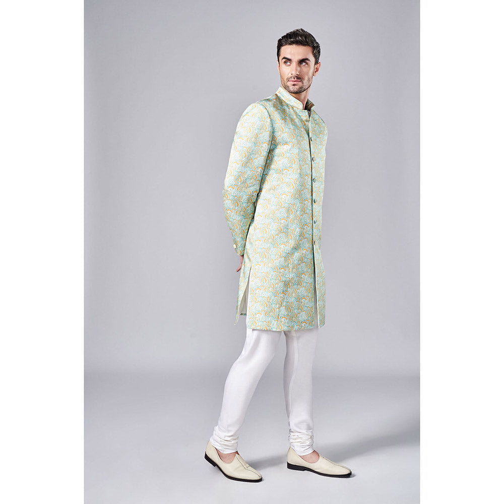 Arjun Kilachand All Over Printed Sherwani (Set of 2)