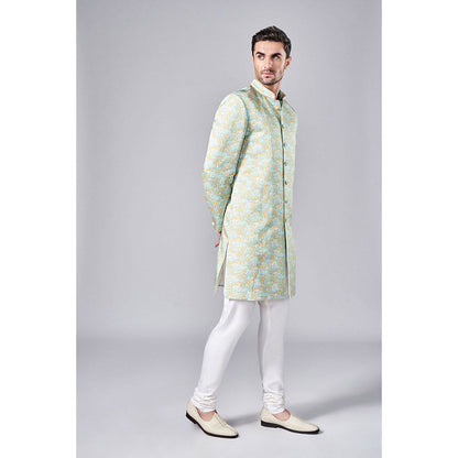 Arjun Kilachand All Over Printed Sherwani (Set of 2)
