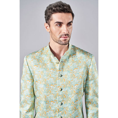 Arjun Kilachand All Over Printed Sherwani (Set of 2)