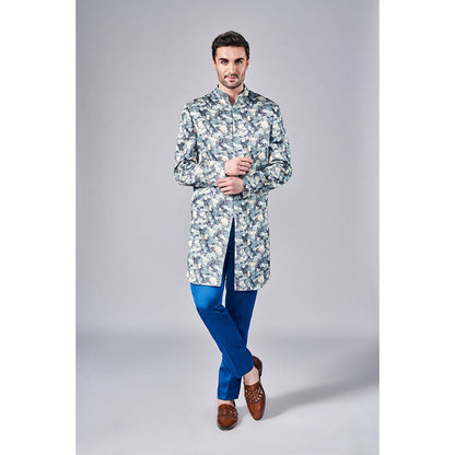 Arjun Kilachand All Over Printed Sherwani (Set of 2)
