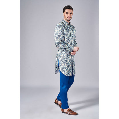 Arjun Kilachand All Over Printed Sherwani (Set of 2)