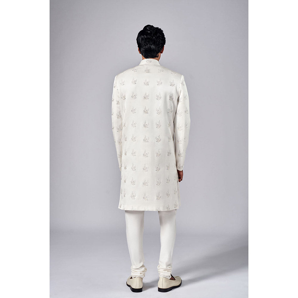 Arjun Kilachand Motif Embroidered Sherwani (Set of 2)