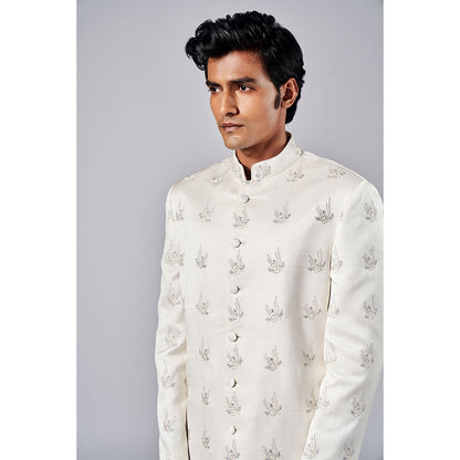 Arjun Kilachand Motif Embroidered Sherwani (Set of 2)