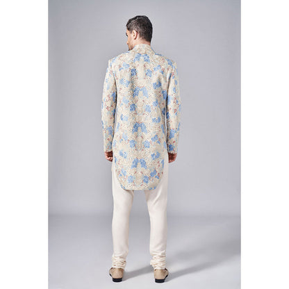 Arjun Kilachand All Over Embroidered Sherwani (Set of 2)