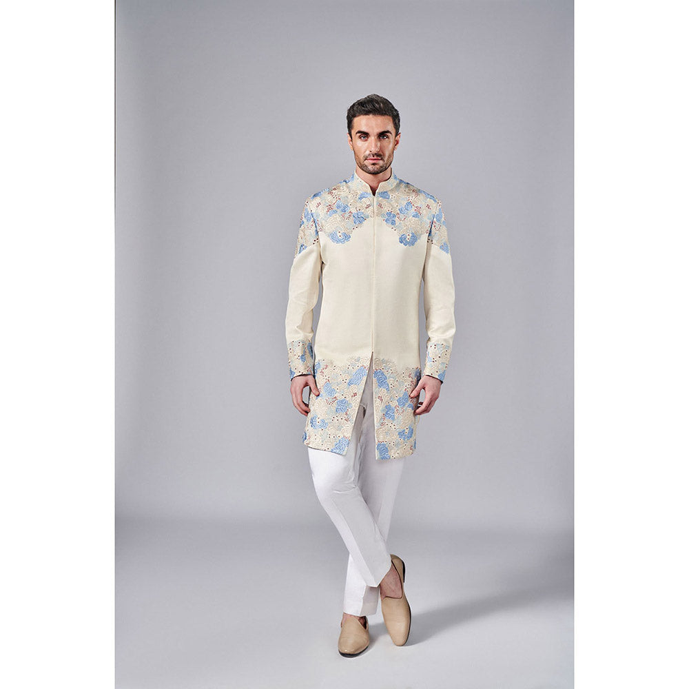 Arjun Kilachand Embroidered Sherwani (Set of 2)