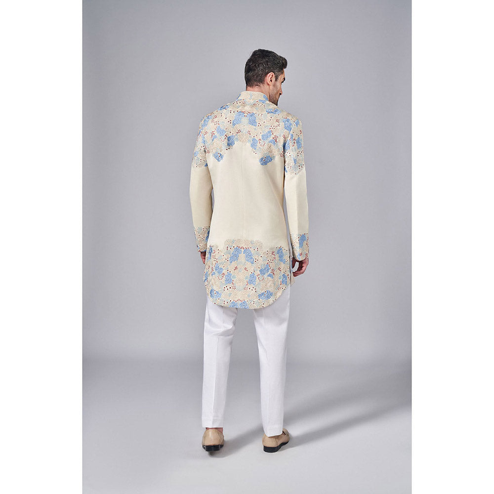 Arjun Kilachand Embroidered Sherwani (Set of 2)