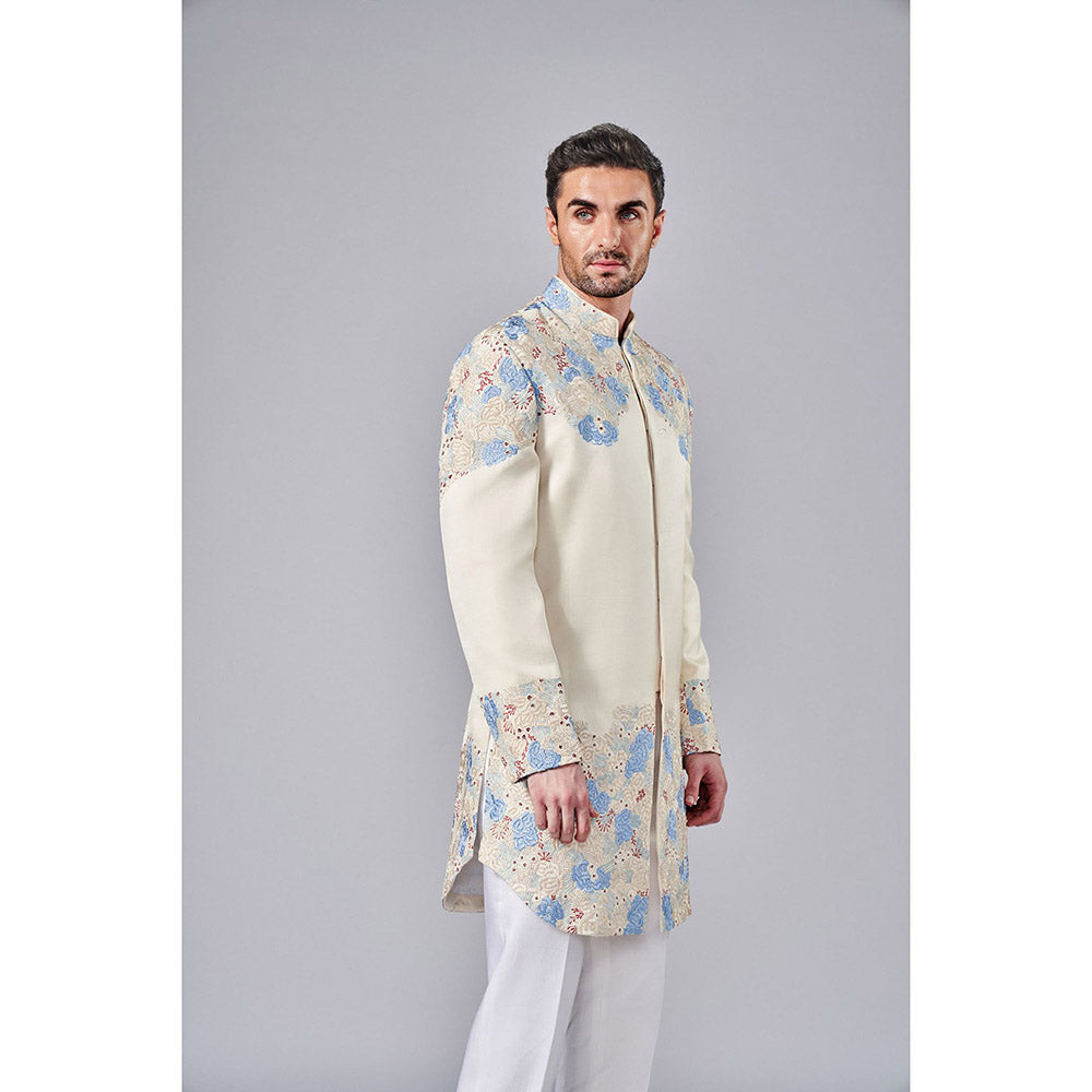 Arjun Kilachand Embroidered Sherwani (Set of 2)