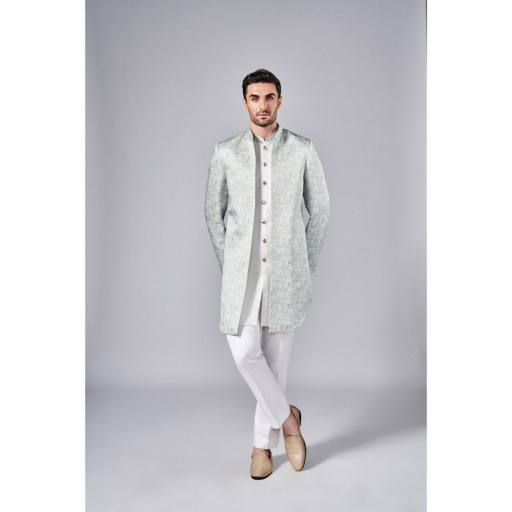 Arjun Kilachand All Over Printed Fusion Jacket (Set of 3)