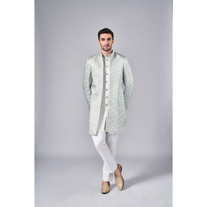 Arjun Kilachand All Over Printed Fusion Jacket (Set of 3)