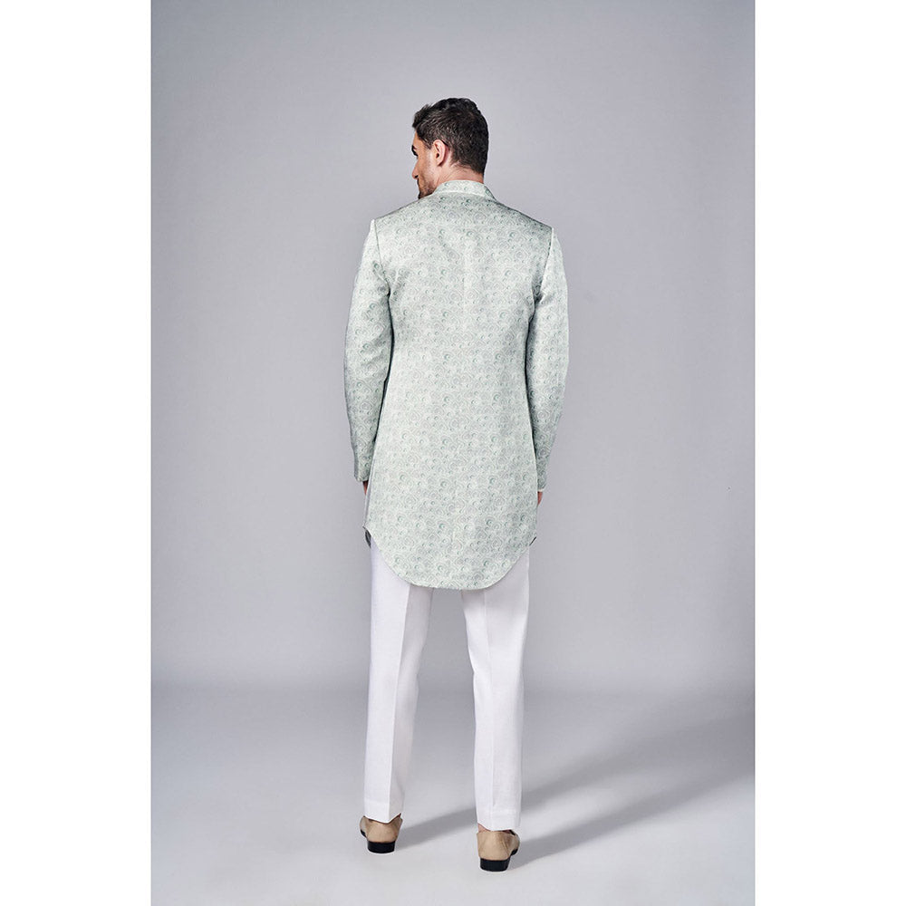 Arjun Kilachand All Over Printed Fusion Jacket (Set of 3)