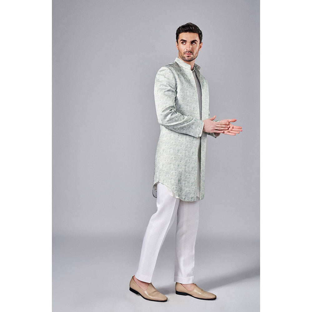 Arjun Kilachand All Over Printed Fusion Jacket (Set of 3)