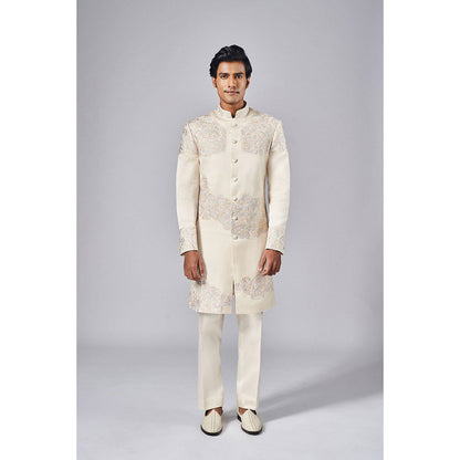 Arjun Kilachand Motif Embroidered Sherwani (Set of 2)