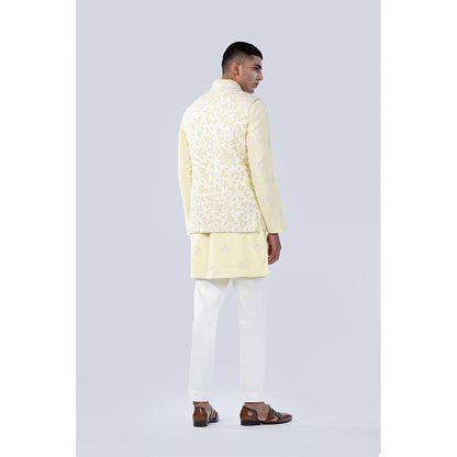 Arjun Kilachand Wool Embroidered Bundi (Set of 3)