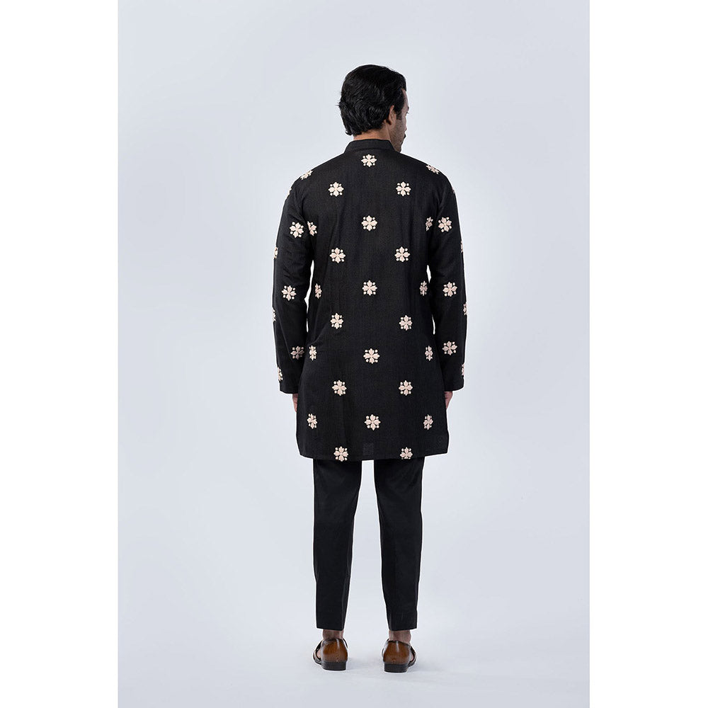 Arjun Kilachand Fractal Motif Kurta