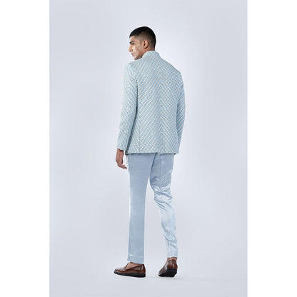 Arjun Kilachand French Knot Embroidered Bandgala (Set of 2)