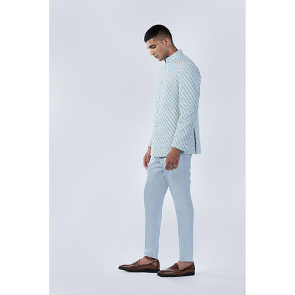 Arjun Kilachand French Knot Embroidered Bandgala (Set of 2)