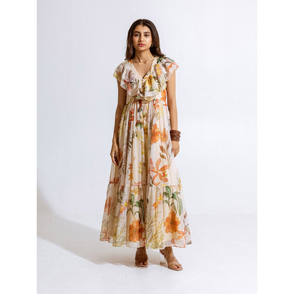AROOP SHOP INDIA Melia Beige Dress