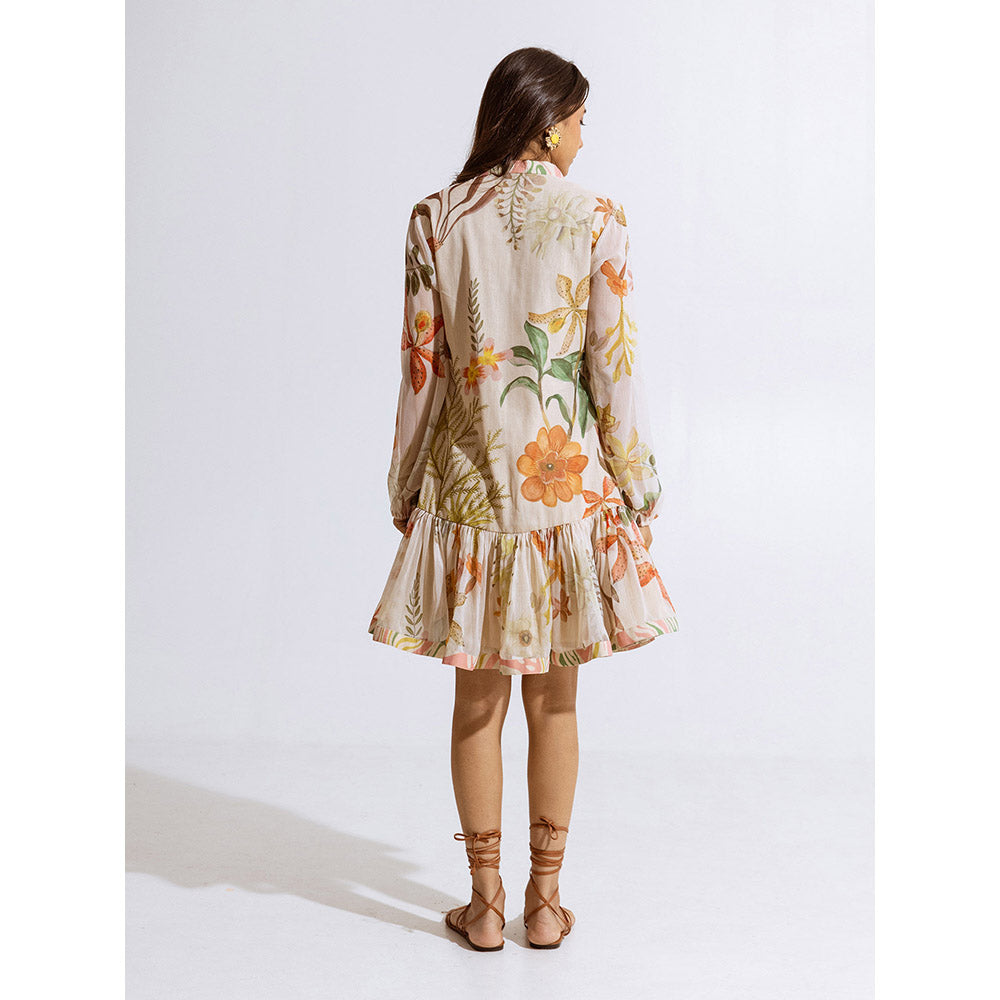 AROOP SHOP INDIA Kalina Beige Dress