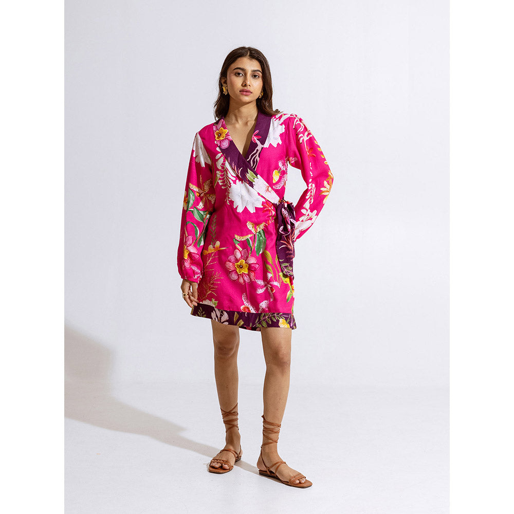 AROOP SHOP INDIA Gaura Pink Dress