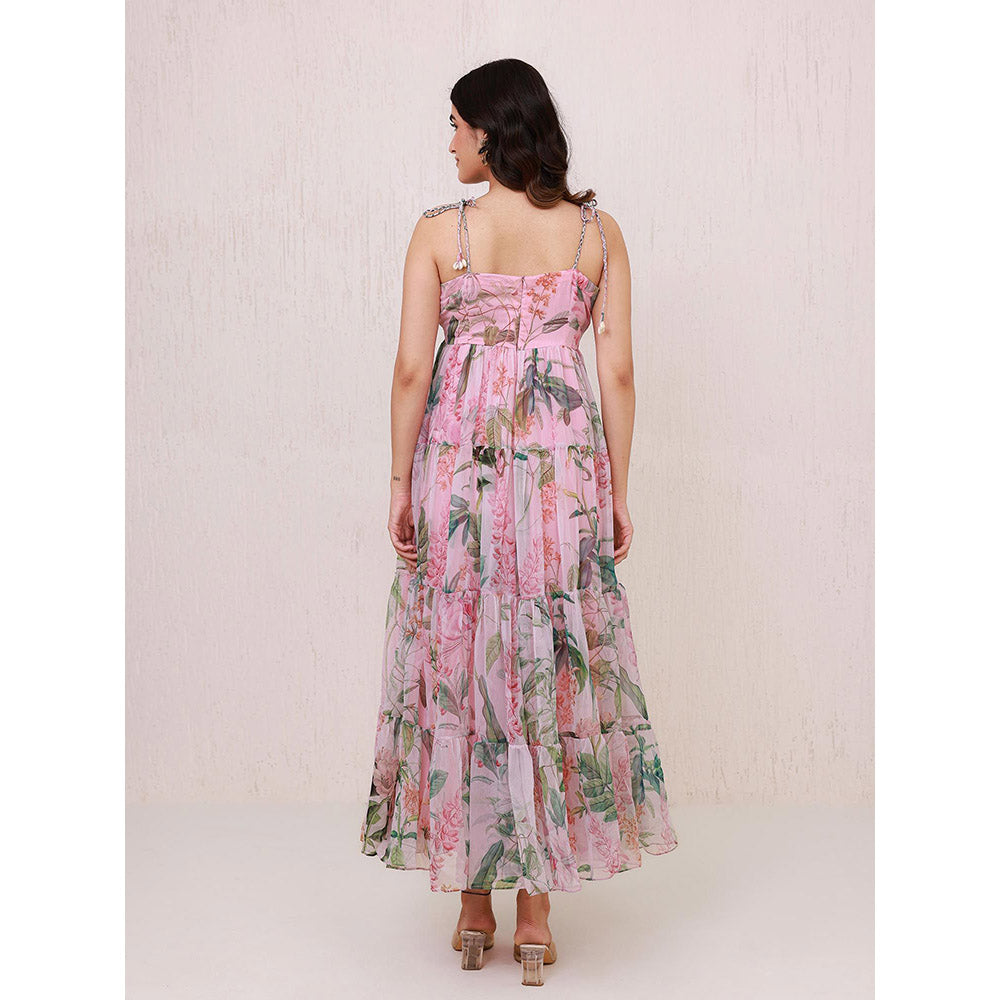 AROOP SHOP INDIA Pink Lily Maxi Dress