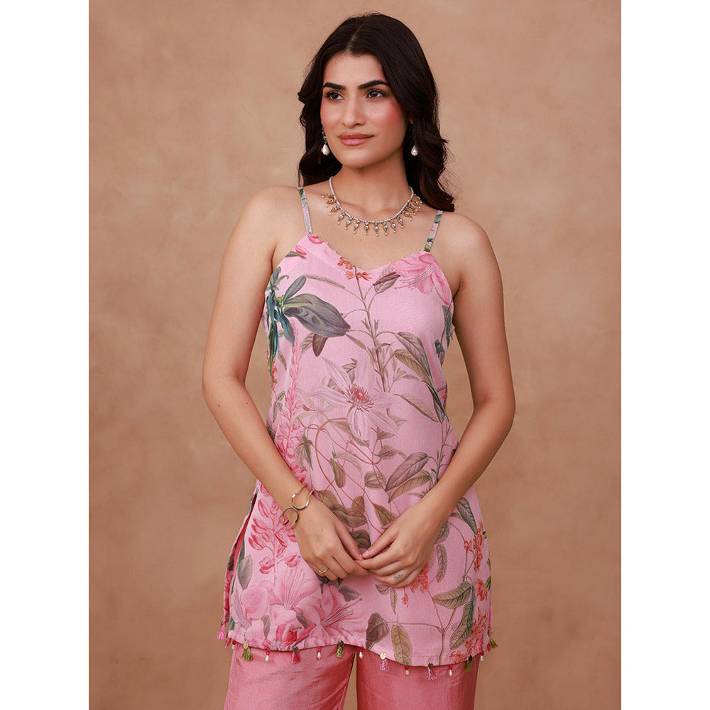 AROOP SHOP INDIA Pink Margot Kurti with Pant