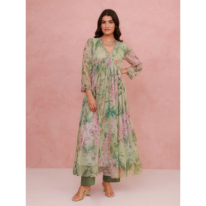 AROOP SHOP INDIA Roselynn Anarkali Kurta with Pant