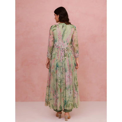 AROOP SHOP INDIA Roselynn Anarkali Kurta with Pant