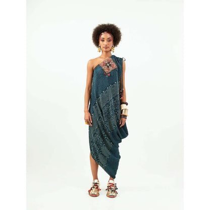 Aseem Kapoor Rasa One Shoulder Dress