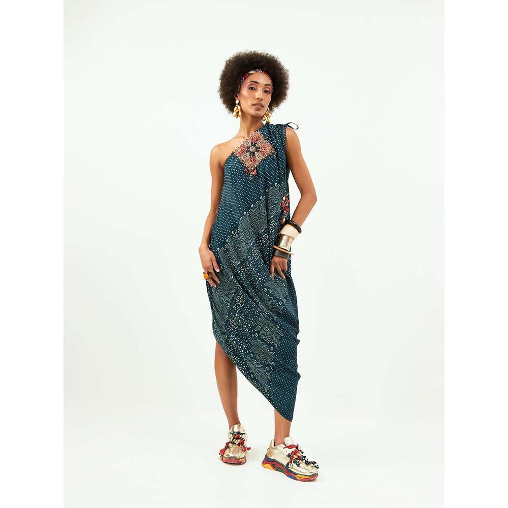 Aseem Kapoor Rasa One Shoulder Dress