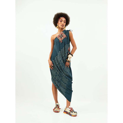 Aseem Kapoor Rasa One Shoulder Dress