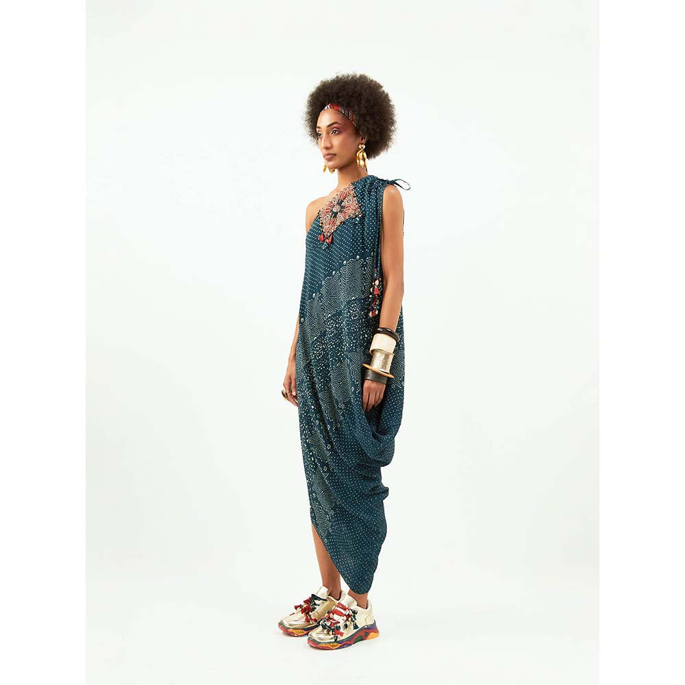 Aseem Kapoor Rasa One Shoulder Dress