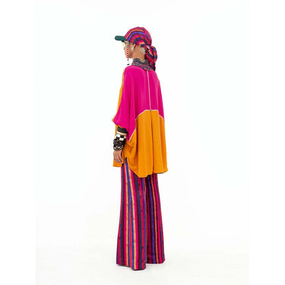 Aseem Kapoor Mandala Solid Color Block Shirt With Detailed Collar