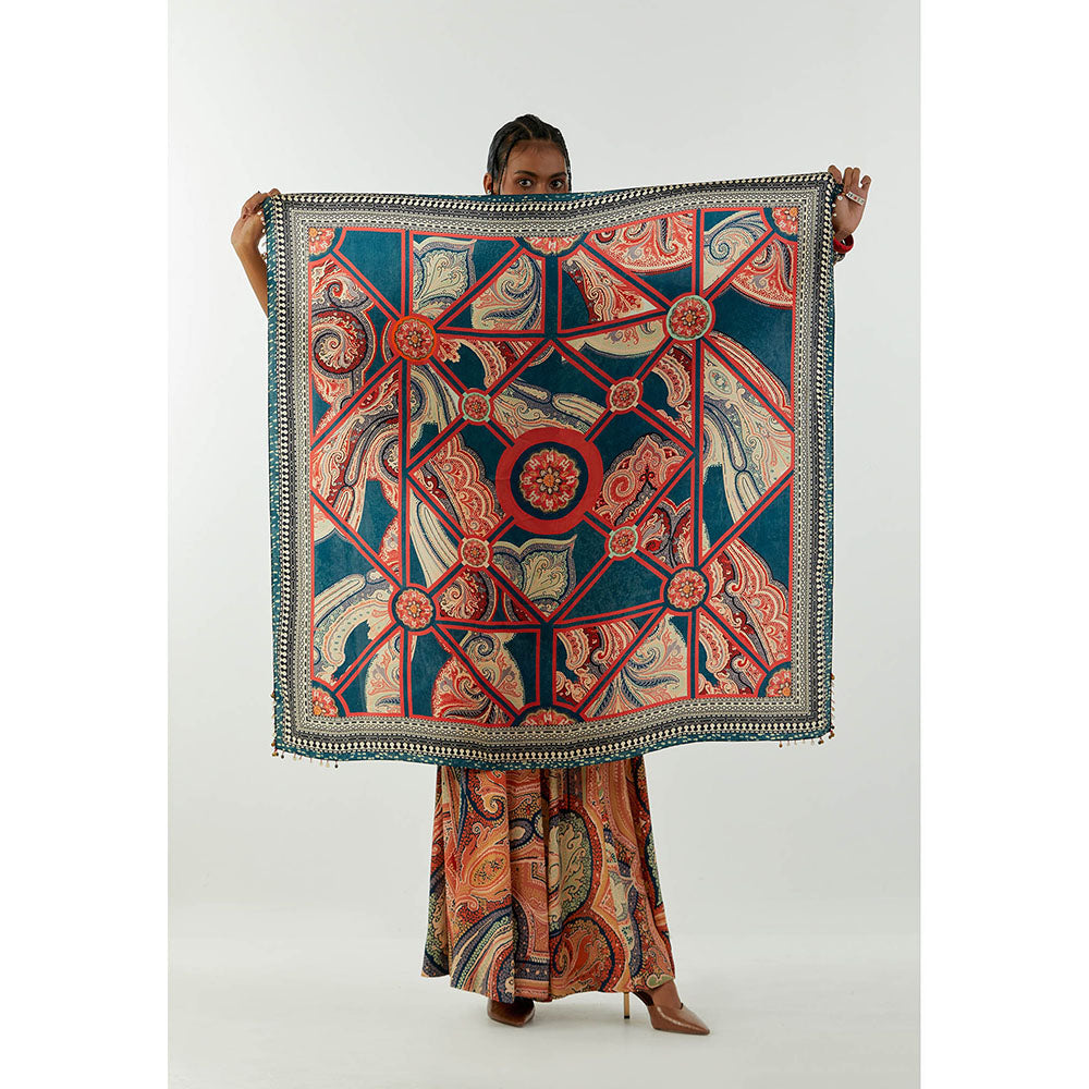 Aseem Kapoor Multi-Colour Kinara Scarf