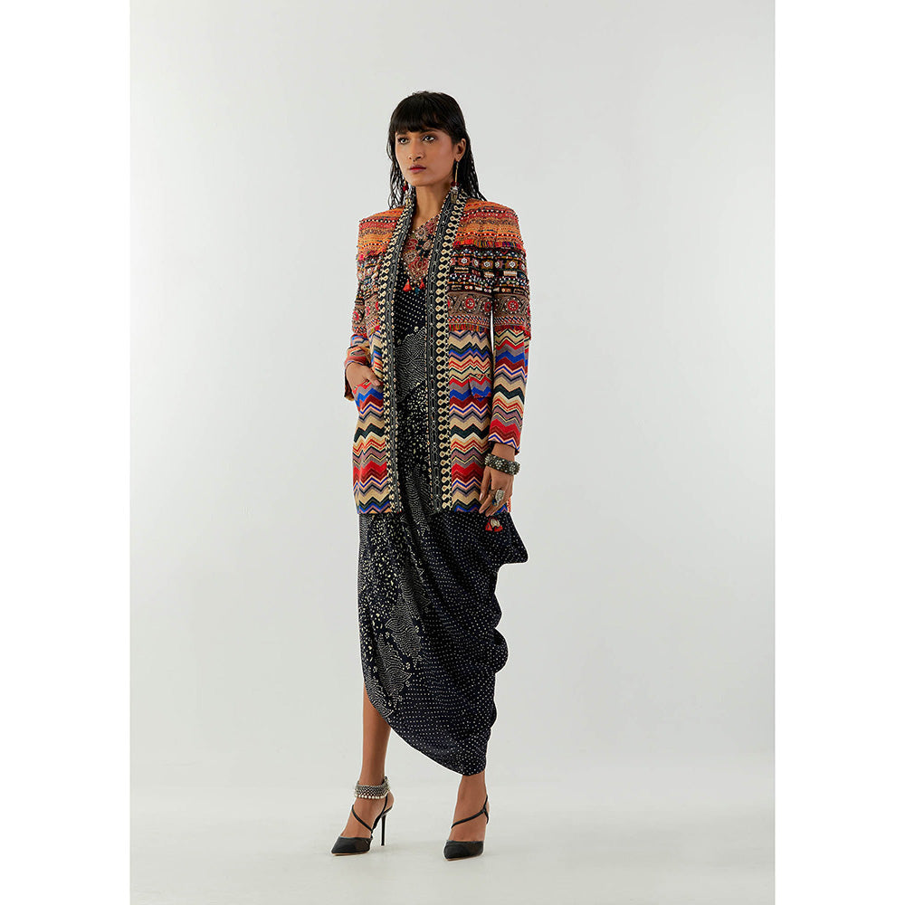 Aseem Kapoor Multi-Colour Open Dhana Jacket