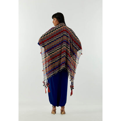 Aseem Kapoor Multi-Colour Veni Dupatta Jacket