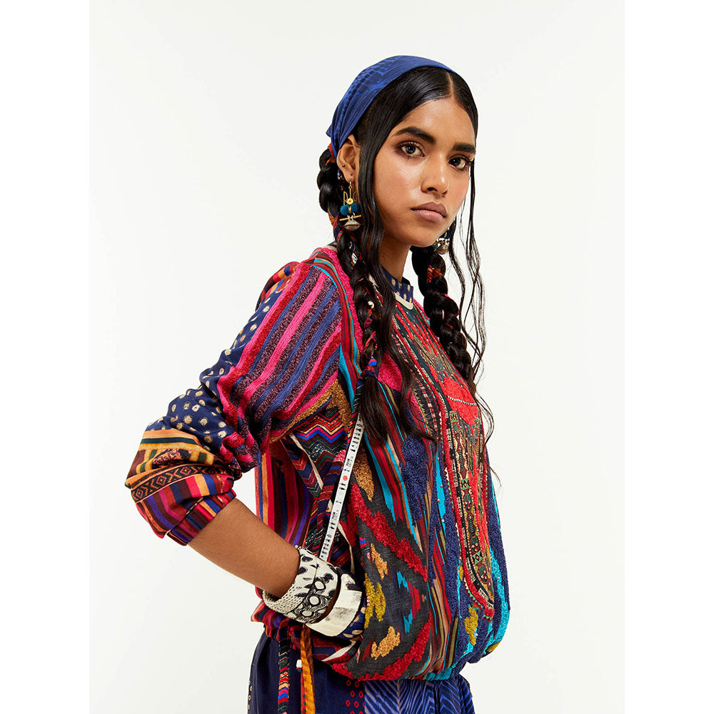 Aseem Kapoor Multi-Colour Zahra Top With Skirt (Set of 2)