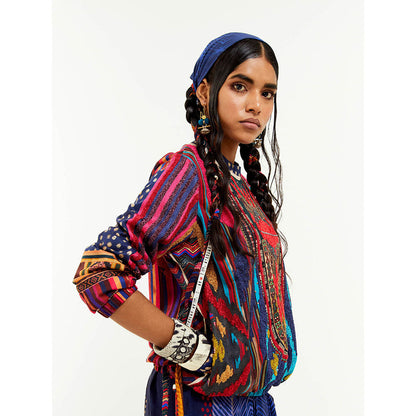 Aseem Kapoor Multi-Colour Zahra Top With Skirt (Set of 2)