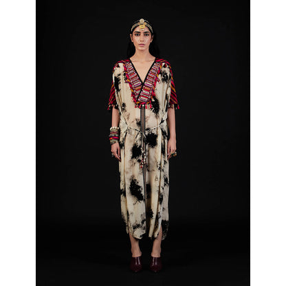 Aseem Kapoor Beige Vayu Jumpsuit