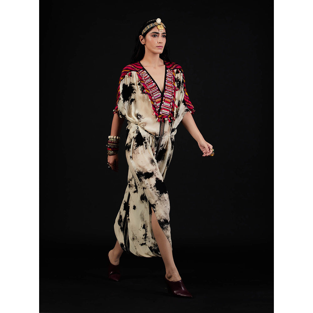 Aseem Kapoor Beige Vayu Jumpsuit