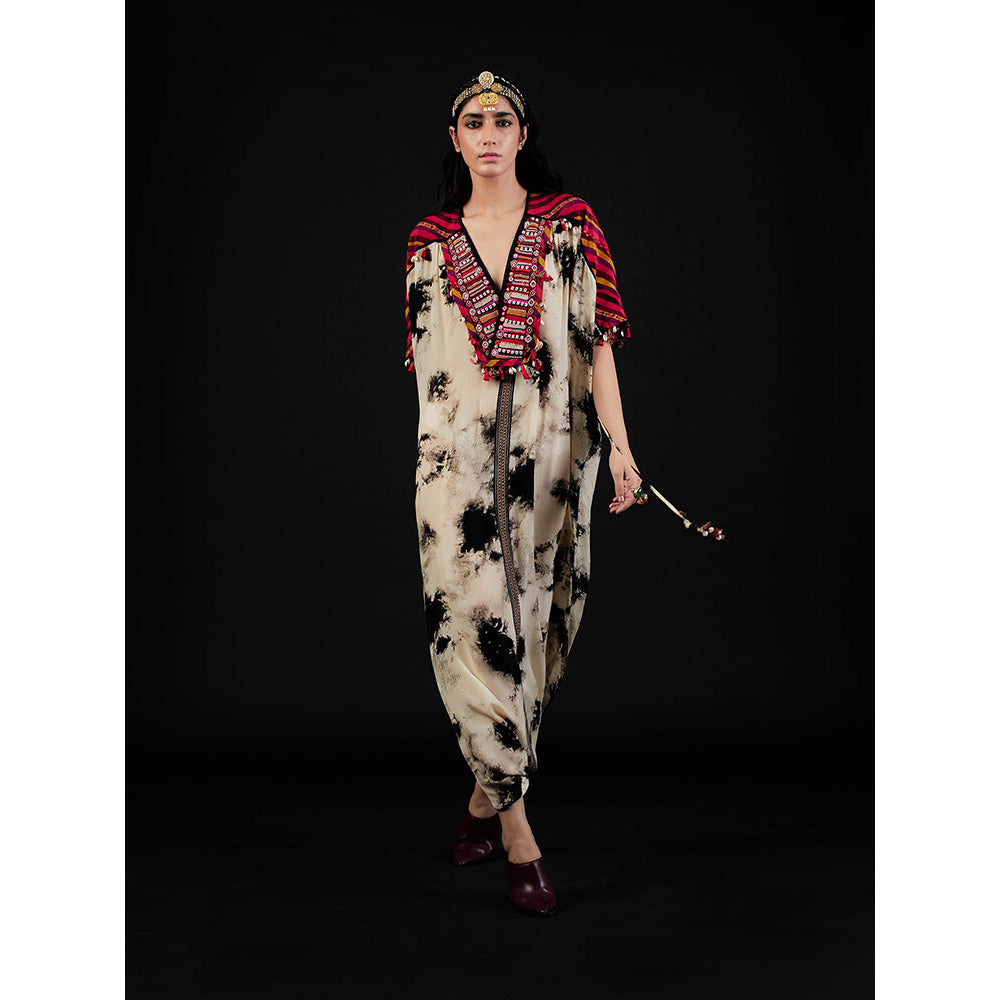 Aseem Kapoor Beige Vayu Jumpsuit