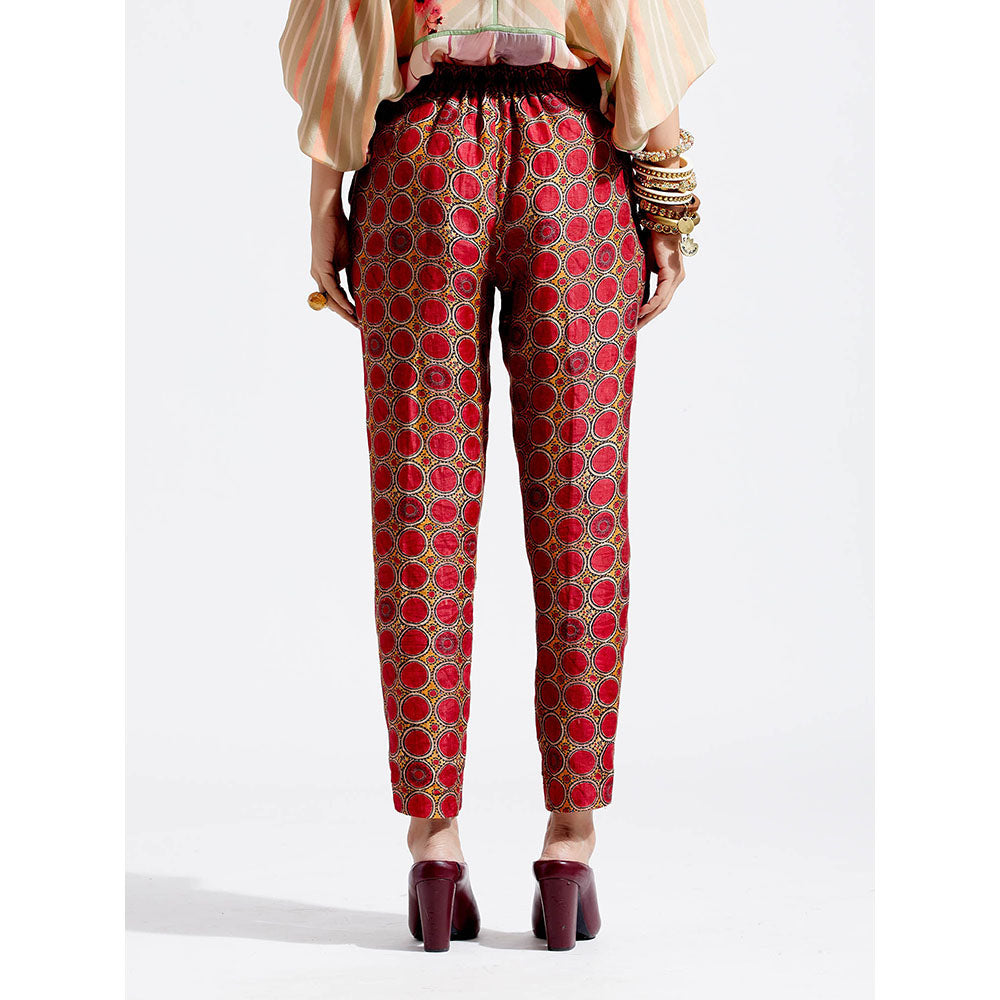 Aseem Kapoor Orange Ritu Tunic With Pant (Set of 2)