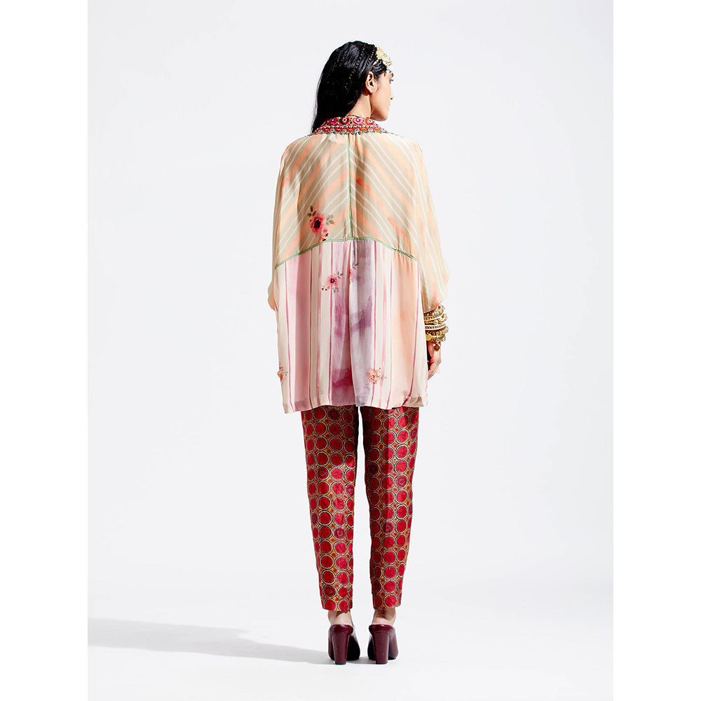 Aseem Kapoor Peach Mandala Shirt