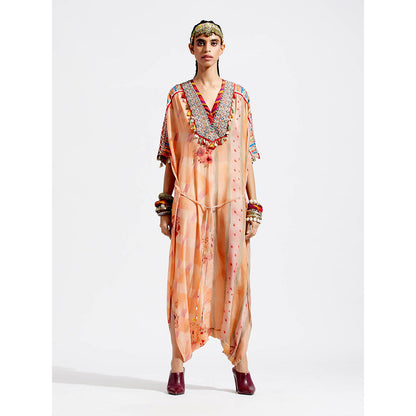 Aseem Kapoor Peach Vayu Jumpsuit