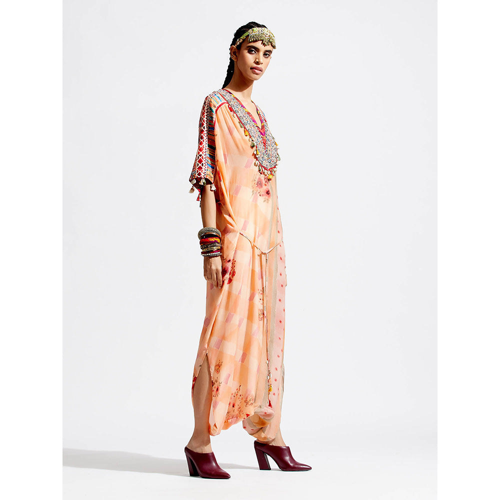 Aseem Kapoor Peach Vayu Jumpsuit