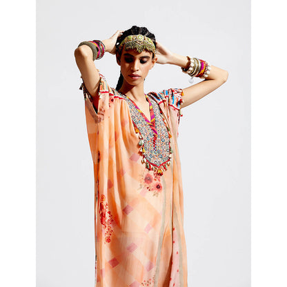 Aseem Kapoor Peach Vayu Jumpsuit