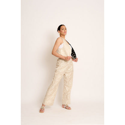 ASHTAR Beige Kalki Reversible Jacket